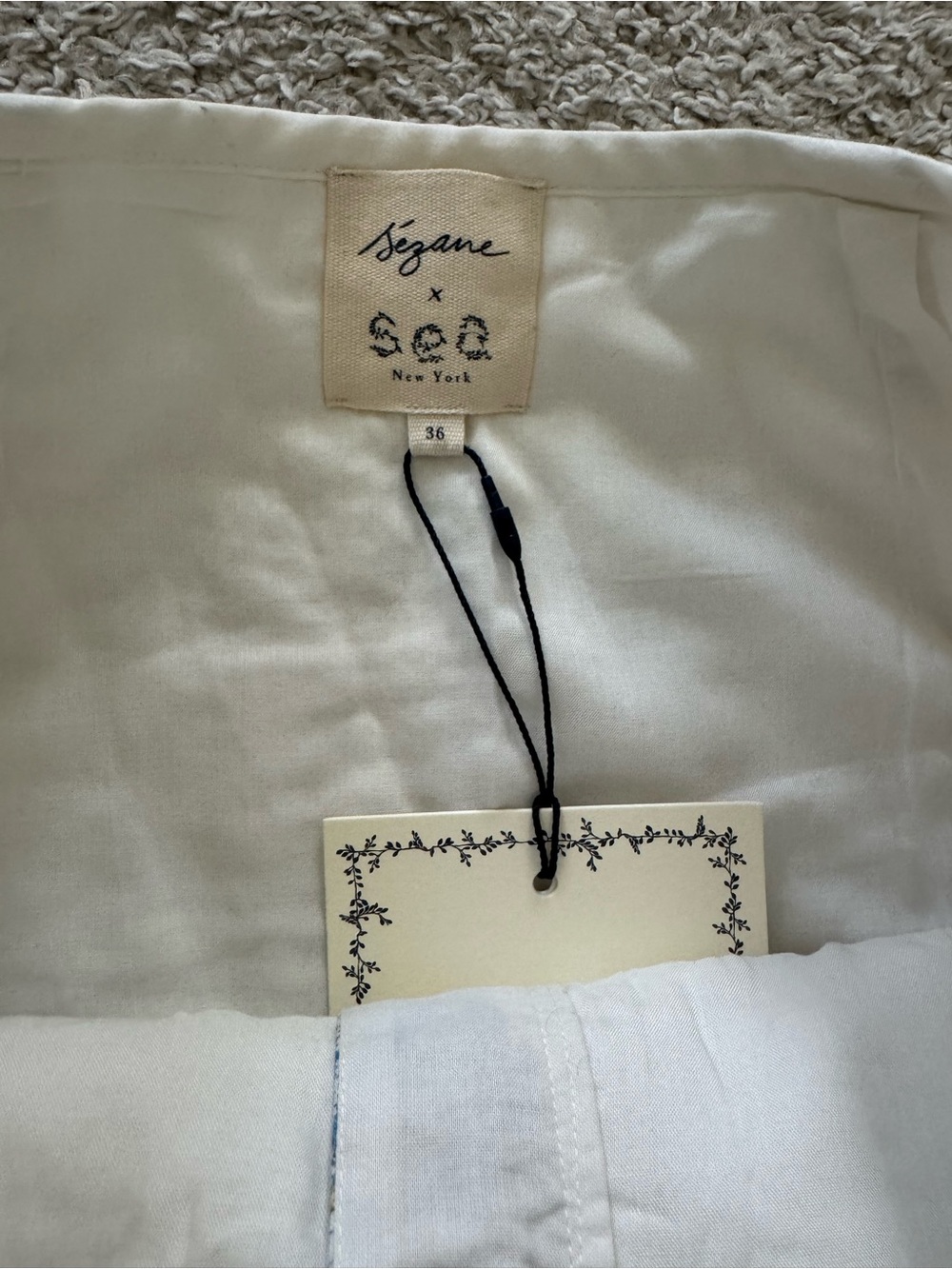Sezane Fox Skirt x SEA collection - Picture 4 of 8